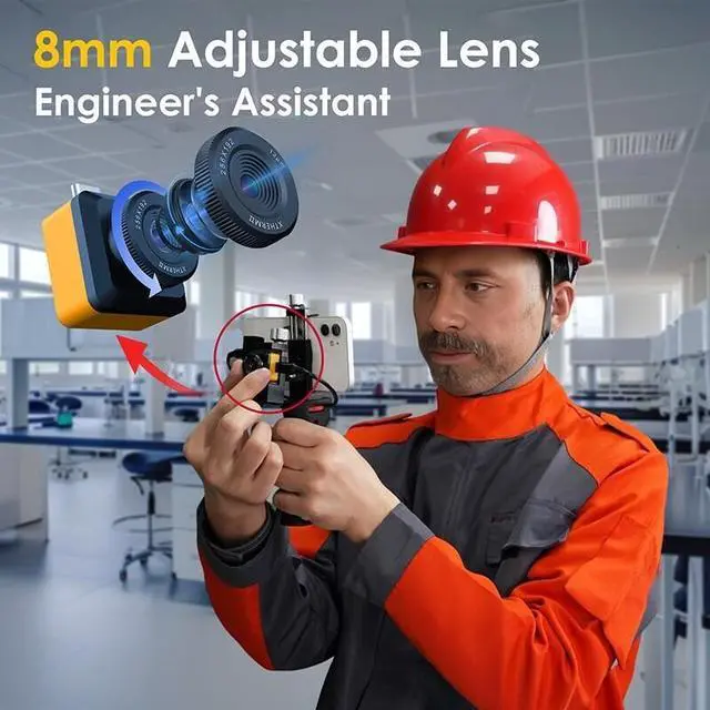 Alt view image 3 of 7 - Thermal Master T2S Pro Thermal Imaging Camera 15X Zoom 256×192 IR Resolution 8mm T2s Pro For IOS