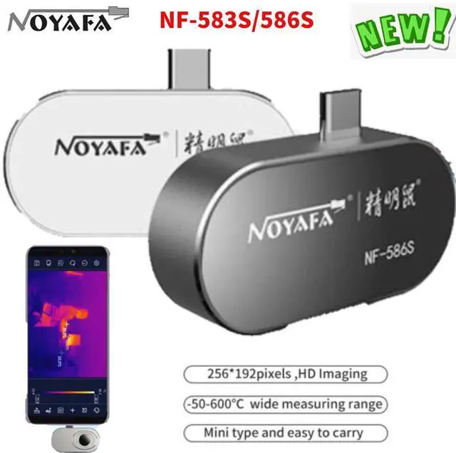 Alt view image 2 of 7 - NOYAFA NF-583S IR Infrared Thermal Imager Mini Camera for Smartphone 6 Color