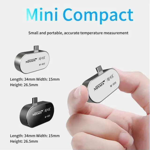 Alt view image 7 of 7 - NOYAFA NF-583S IR Infrared Thermal Imager Mini Camera for Smartphone 6 Color