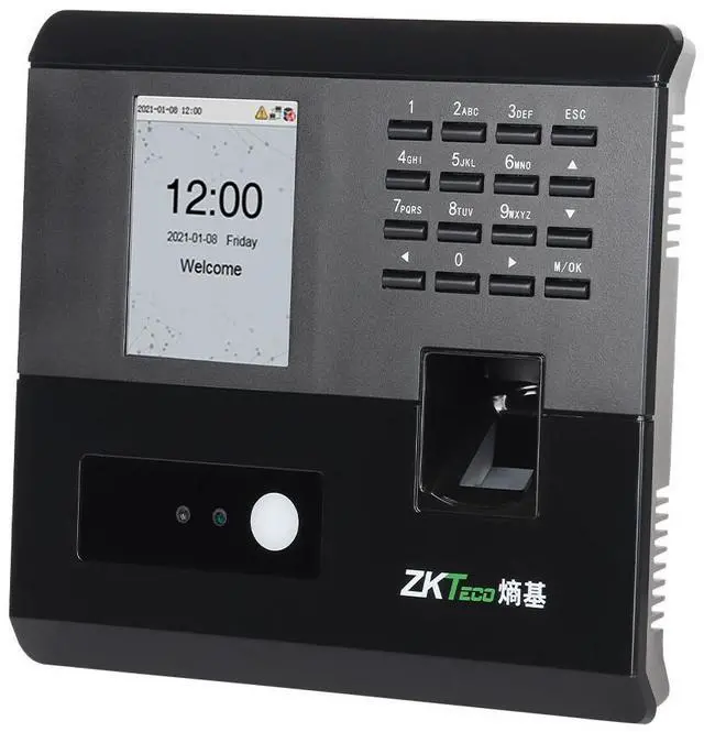 Alt view image 4 of 7 - ZKTeco nFace102 TCP/IP Fingerprint Facial Recognition Time Attendance System
