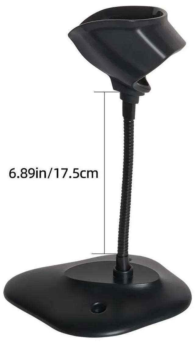 Alt view image 4 of 7 - US Ze,b,ra Gooseneck Intellistand Barco,de Scann,er Stand Black for 20-71043-04R