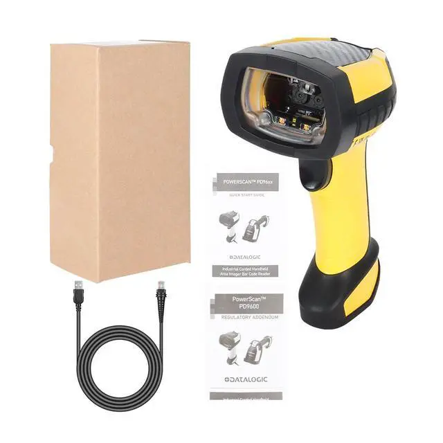 Alt view image 7 of 7 - PowerScan PD9630-HPK1 Handheld 1D/2D Barco,de Scann,er USB Kit w/ Cable