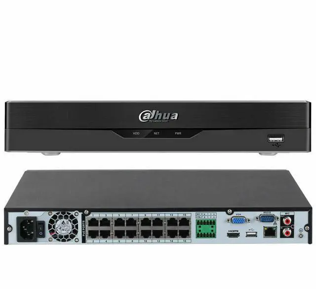 Alt view image 2 of 6 - Da,hua Brand 4K AI NVR2216-16P-I2 16CH 16PoE WizSense AI Network Video Recorder