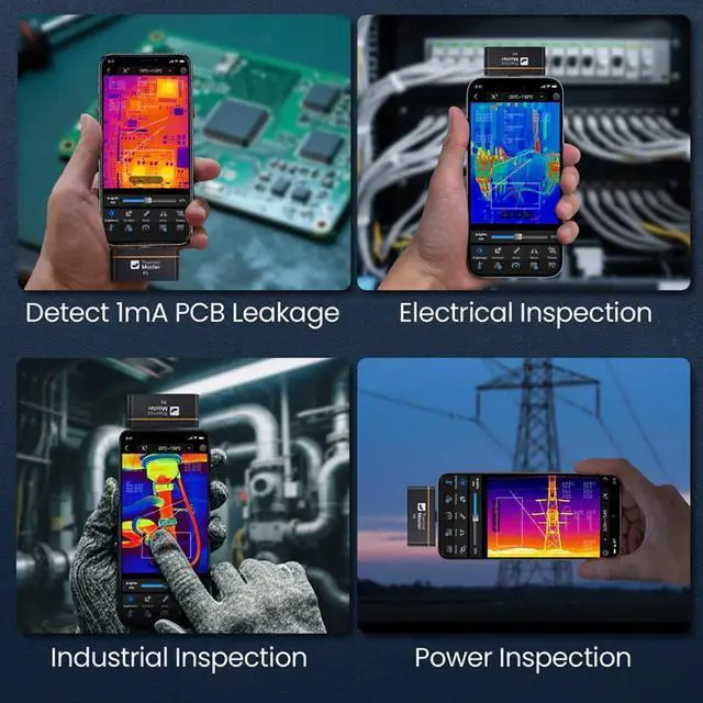 Alt view image 5 of 7 - iPhone&Android Phone P3 Thermal Imaging Camera 512*384 X³IR Resolution -20~600
