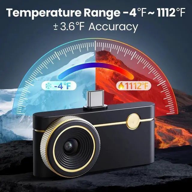 Alt view image 6 of 7 - Thermal Master P3 PBC Thermal Camera For Android/iOS 512×384 X³ IR Resolution