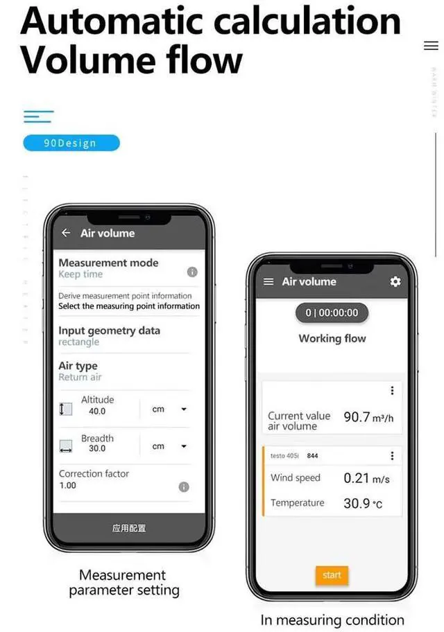 Alt view image 6 of 7 - Testo 405i Hot-wire Bluetooth Anemometer Wireless Smart Probe