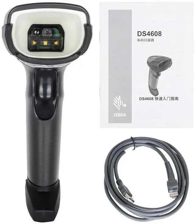 Alt view image 6 of 7 - Ze,bra DS4608-XD40007VZCN Corded 1D/2D Barco,de Scann,er Reader Handheld +USB Cable