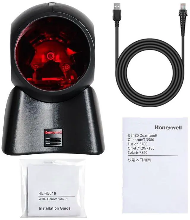 Alt view image 5 of 7 - Hon,eywell Orbit MS7120 Omni Directional USB Barco,de Scann,er w Cable MK7120-31A38