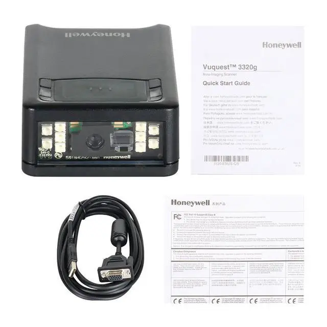 Alt view image 7 of 7 - Hon,eywell Vuquest 3320G Area-Imaging 2D Barco,de Scann,er USB Cable 3320G-2USB-0-N