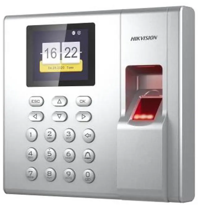Alt view image 2 of 5 - DS-K1T8003MF 2.4-inch LCD Fingerprint Time Attendance Terminal IP Access Control