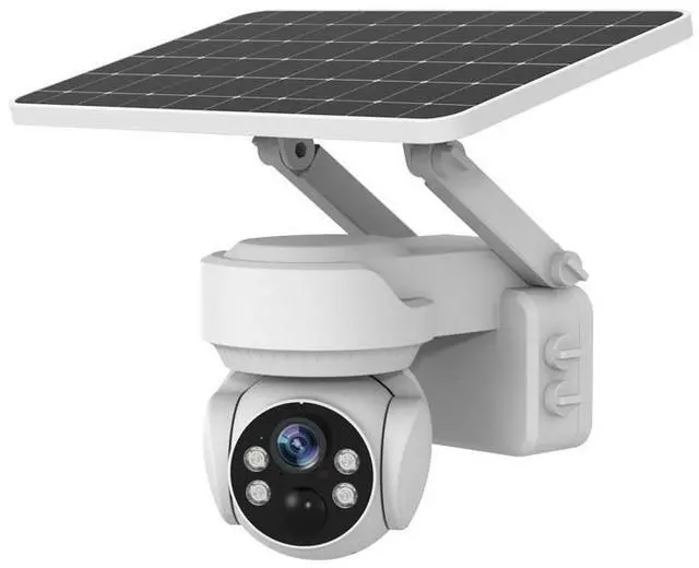 Alt view image 2 of 7 - WIFI/4G Solar Powered Camera 2MP Home Outdoor PTZ Security IP CCTV Solar Camera (White WIFI)
