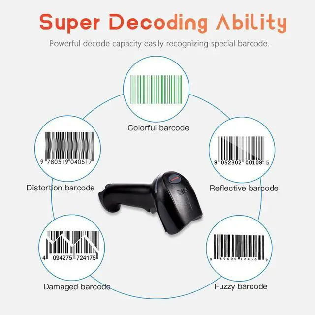 Alt view image 7 of 7 - Hone,ywell Xenon 1900 Area-Imaging Handheld 2D USB Barco,de Scann,er 1900GSR-2USB