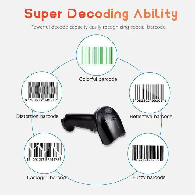 Alt view image 6 of 7 - Hon,eywell 1900GHD-2USB High-Density 2D USB Handheld Barco,de Scann,er w USB Cable