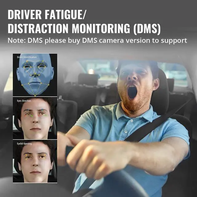 Alt view image 5 of 7 - JIMIIOT JC450Pro 4G AI DashCam 5 Channes Live Video GPS Tracking Remote Monitoring JC450Pro+CI02+CE01-3 cameras No Card