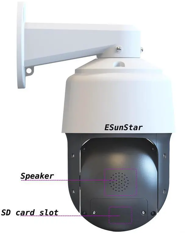 Alt view image 5 of 7 - 4K 8MP WiFi POE 30fps 240X Zoom PTZ IP Camera Smart TrackingTwo Way Audio Onvif Camera+128GB Card