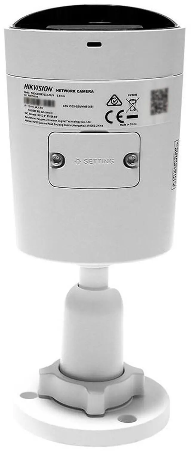 Alt view image 5 of 7 - Hi,kvision DS-2CD2087G3-LI2UY/SRB 4K 8MP ColorVu 3.0 PoE 2-Way Audio IP Camera