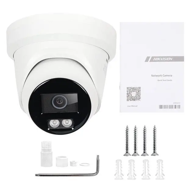 Alt view image 7 of 7 - Hi,kvision 8MP DS-2CD2387G2H-LISU/SL Full Color IP Turret Network Camera 2.8mm
