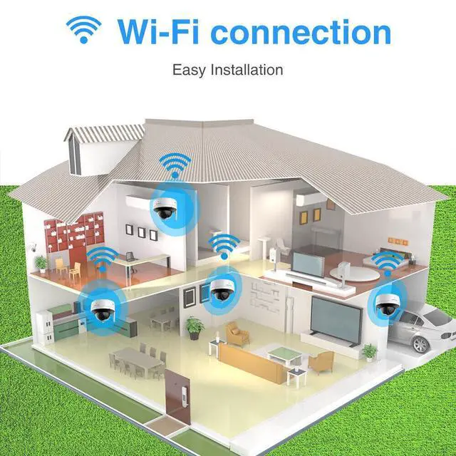 Alt view image 2 of 7 - Hi,kvision DS-2CV2141G2-IDW 4MP WiFi IP Outdoor Night Vision Security Camera