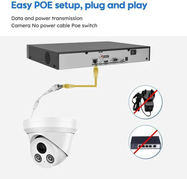 Alt view image 5 of 7 - Hi,kvision DS-7616NXI-K2/16P 16CH 16PoE 2SATA 4K AcuSense NVR 12MP video Recorder