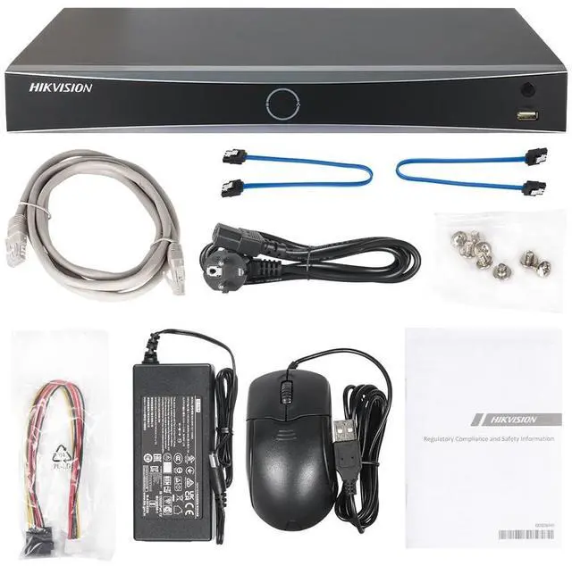 Alt view image 7 of 7 - Hi,kvision DS-7616NXI-K2/16P 16CH 16PoE 2SATA 4K AcuSense NVR 12MP video Recorder