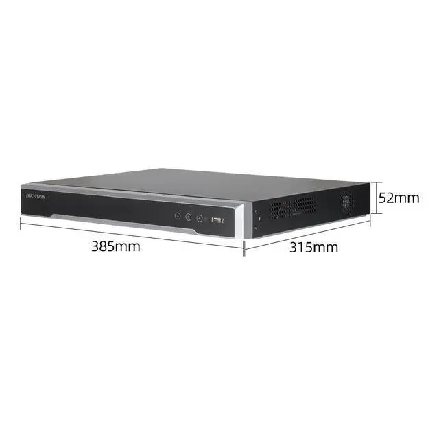 Alt view image 4 of 7 - Hi,kvision 8 Channel PoE NVR 8K Plug and Play NVR Two Way Audio DS-7608NI-M2/8P
