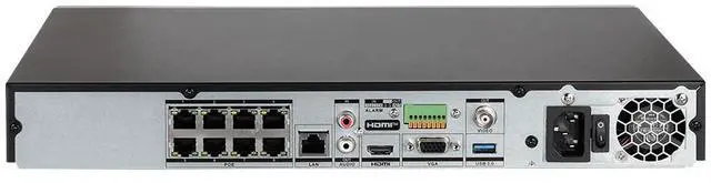 Alt view image 3 of 7 - Hi,kvision 8K ULTRA HD 32MP 8CH 8PoE 2SATA NVR H.265+ Recorder DS-7608NI-M2/8P