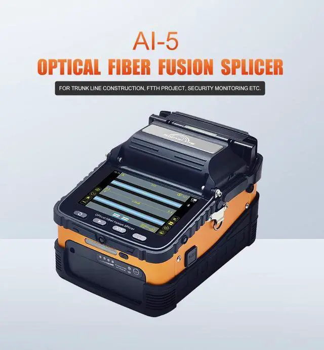 Alt view image 2 of 7 - AI-5 Signal Fire Automatic SM&MM FTTH Fiber Optic Splicing Machine Optical Fiber Fusion Splicer