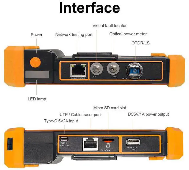 Alt view image 4 of 7 - MOT-50/51 OTDR Tester Optic Fiber Tester OPM VFL Optic Time-domain Reflectometer MOT-50-1310/1550-26/24