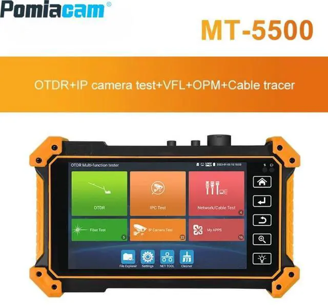 Main image of 5.4" OTDR CCTV Tester MT-5500 OPM/VFL/Cable Tracer 4K H.265 IP AHD/TVI/CVI Test