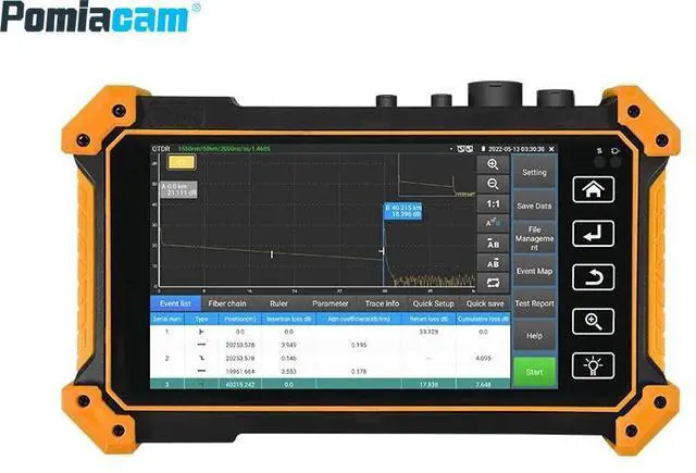 Alt view image 5 of 6 - 5.4" OTDR CCTV Tester MT-5500 OPM/VFL/Cable Tracer 4K H.265 IP AHD/TVI/CVI Test