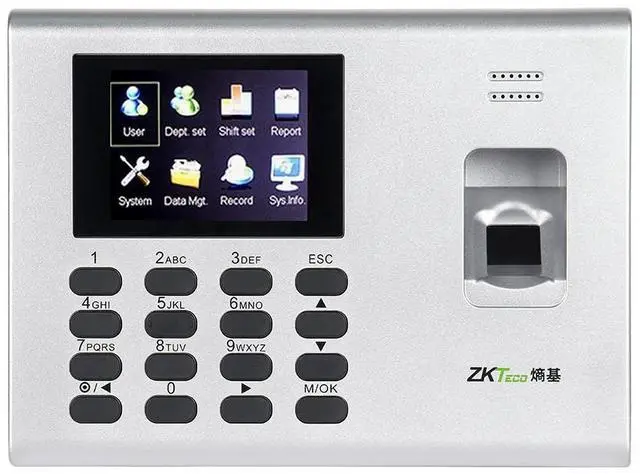 Alt view image 2 of 7 - ZK,Teco K40 TCP/IP 2.8" Screen Biometric Fingerprint Time Attendance System USA