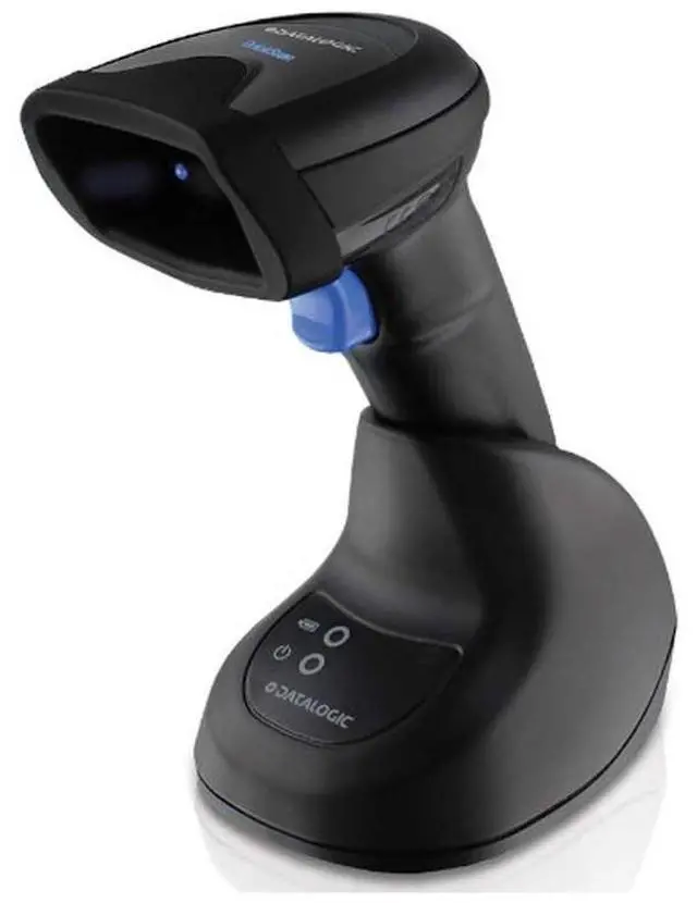 Alt view image 2 of 6 - Da,talo,gic Quickscan QBT2500-BK-BTK1 Bluetooth 2D USB Barco,de Scann,er With base