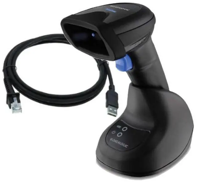 Alt view image 3 of 6 - Da,talo,gic Quickscan QBT2500-BK-BTK1 Bluetooth 2D USB Barco,de Scann,er With base