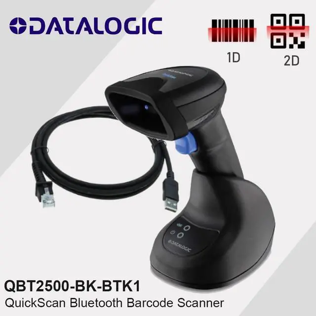Main image of D,atalo,gic Quickscan QBT2500-BK-BTK1 Bluetooth 2D USB Barco,de Scann,er W/ Cradle
