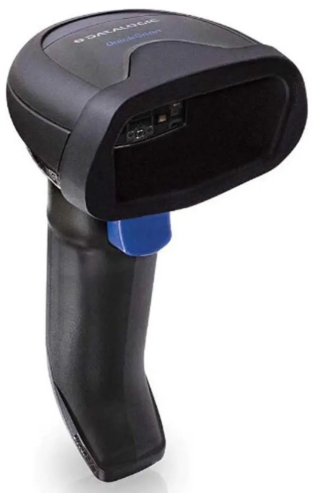 Alt view image 3 of 5 - Da,tal,ogic Quickscan QBT2500-BK-BTK+ Bluetooth 2D USB Barco,de Scann,er W/ Cable