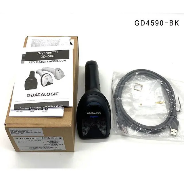 Alt view image 3 of 6 - Da,talo,gic Gryphon GD4590-BK 2D USB Corded Handheld Barco,de Scann,er with Cable