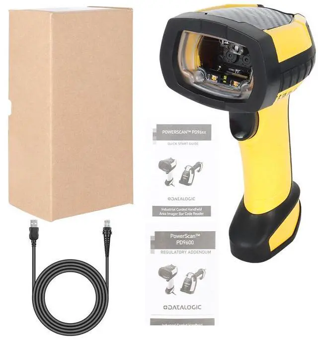 Alt view image 6 of 7 - Da,talo,gic PD9630-HP Ultra-Rugged Cordless 1D/2D Barco,de Scann,er IP67 Industrial USB/RS232 Kit RS232
