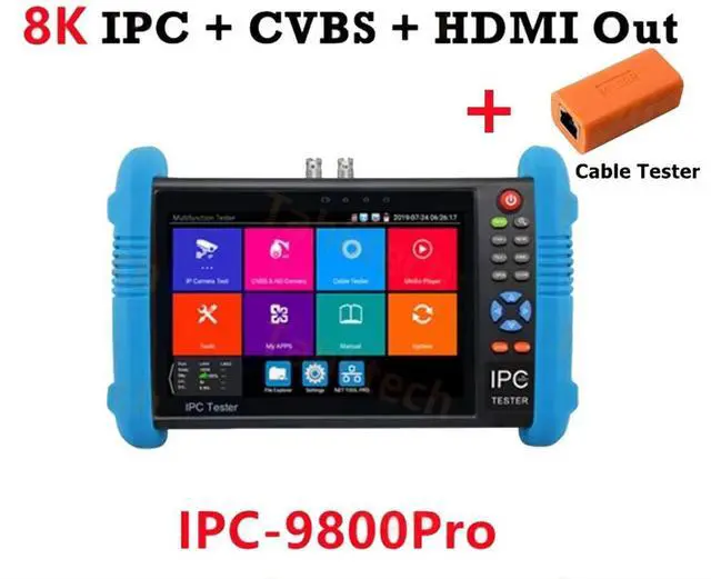 Main image of CCTV Camera Tester Monitor 8MP AHD CVI TVI Analog Camera WiFi PTZ Cable Tester
