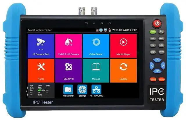 Alt view image 3 of 7 - CCTV Camera Tester Monitor 8MP AHD CVI TVI Analog Camera WiFi PTZ Cable Tester