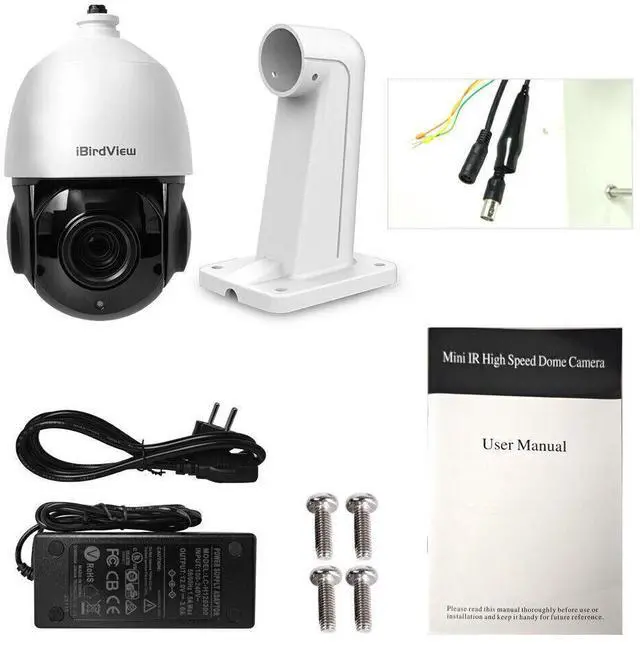Alt view image 5 of 7 - PTZ Speed Dome IR Camera 4.5 '' 30X ZOOM NTSC AHD 1080P 2MP Night IP66