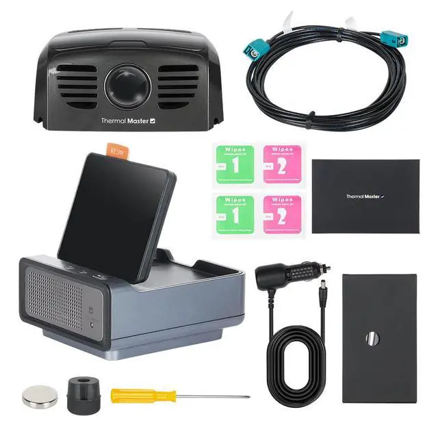 Alt view image 5 of 7 - NV300 Automotive AI Thermal Imaging Camera Master Night Vision 300m for Car