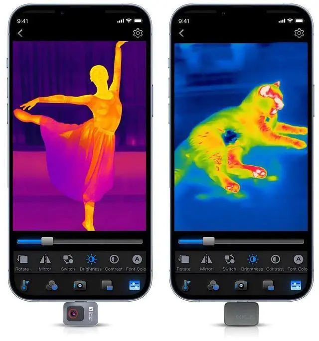 Alt view image 2 of 7 - Thermal Master P2 15X Zoom Thermal Imager Heat Detection Imaging Camera Android