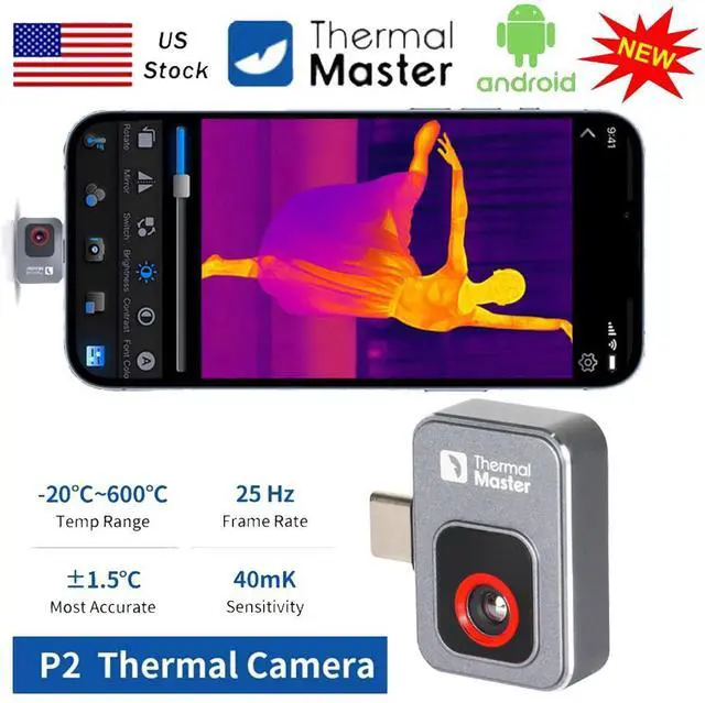 Main image of Thermal Master P2 512×384 15x Zoom For Android Phone Handheld Thermal Camera US
