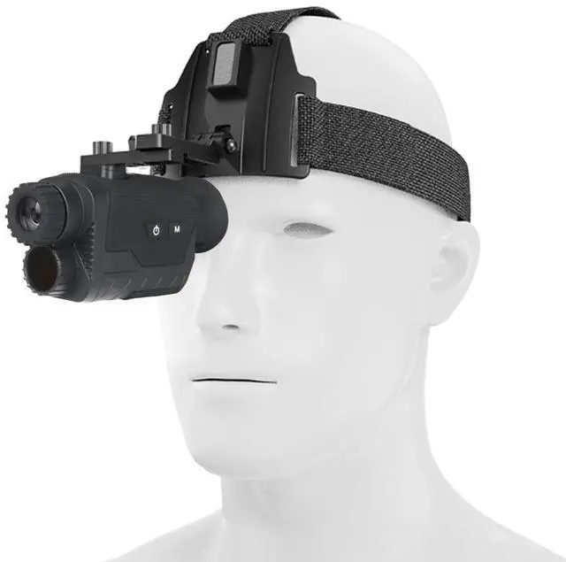 Alt view image 2 of 7 - NV8260 36MP 400m 8X Digital Zoom Head Mounted Night Vision Infrared Monocular US