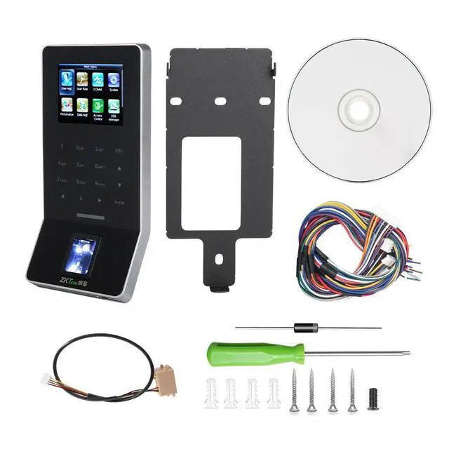 Alt view image 7 of 7 - ZKTeco F22 WiFi + ID Fingerprint Access Control Attendance Clock 2.4-inch Screen