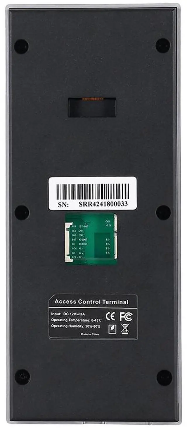 Alt view image 7 of 7 - ZKTeco nFace128 Fingerprint Facial Time Attendance Access Control System nFace128 + IC Card