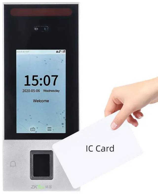 Main image of ZKTeco nFace128 Fingerprint Time Clock Biometric Attendance Machine nFace128 + IC Card