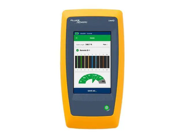 Alt view image 2 of 2 - FLUKE LIQ-100 CH- LinkIQ Cable+Network Tester with Industrial