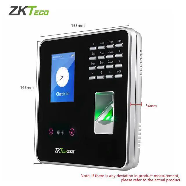 Alt view image 7 of 7 - NEW ZKTeco FA200 Face Fingerprint Time Attendance Door Access Control Systems