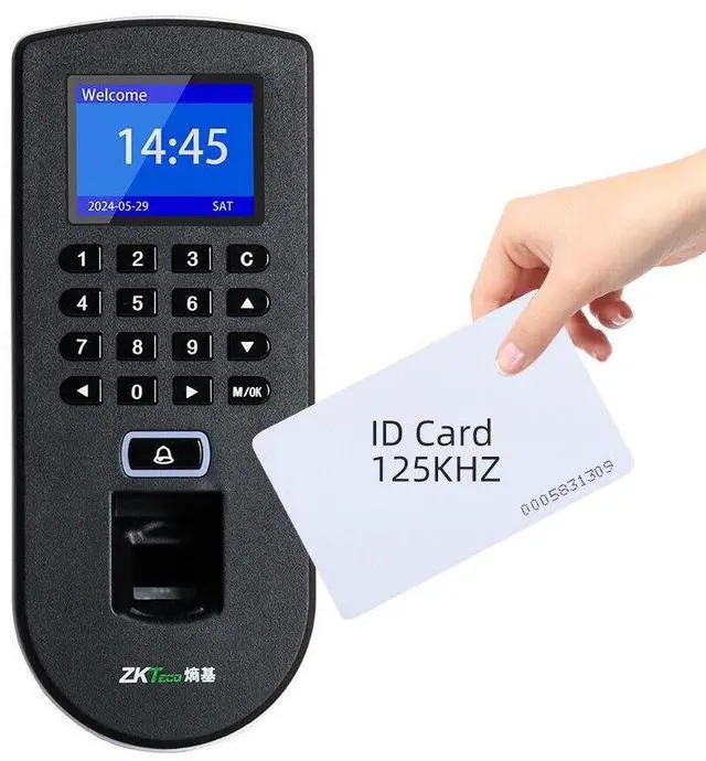 Main image of ZKTeco F19 TCP/IP Biometric Fingerprint Time Attendance & Access Control System ID/IC/WIFI/ADMS